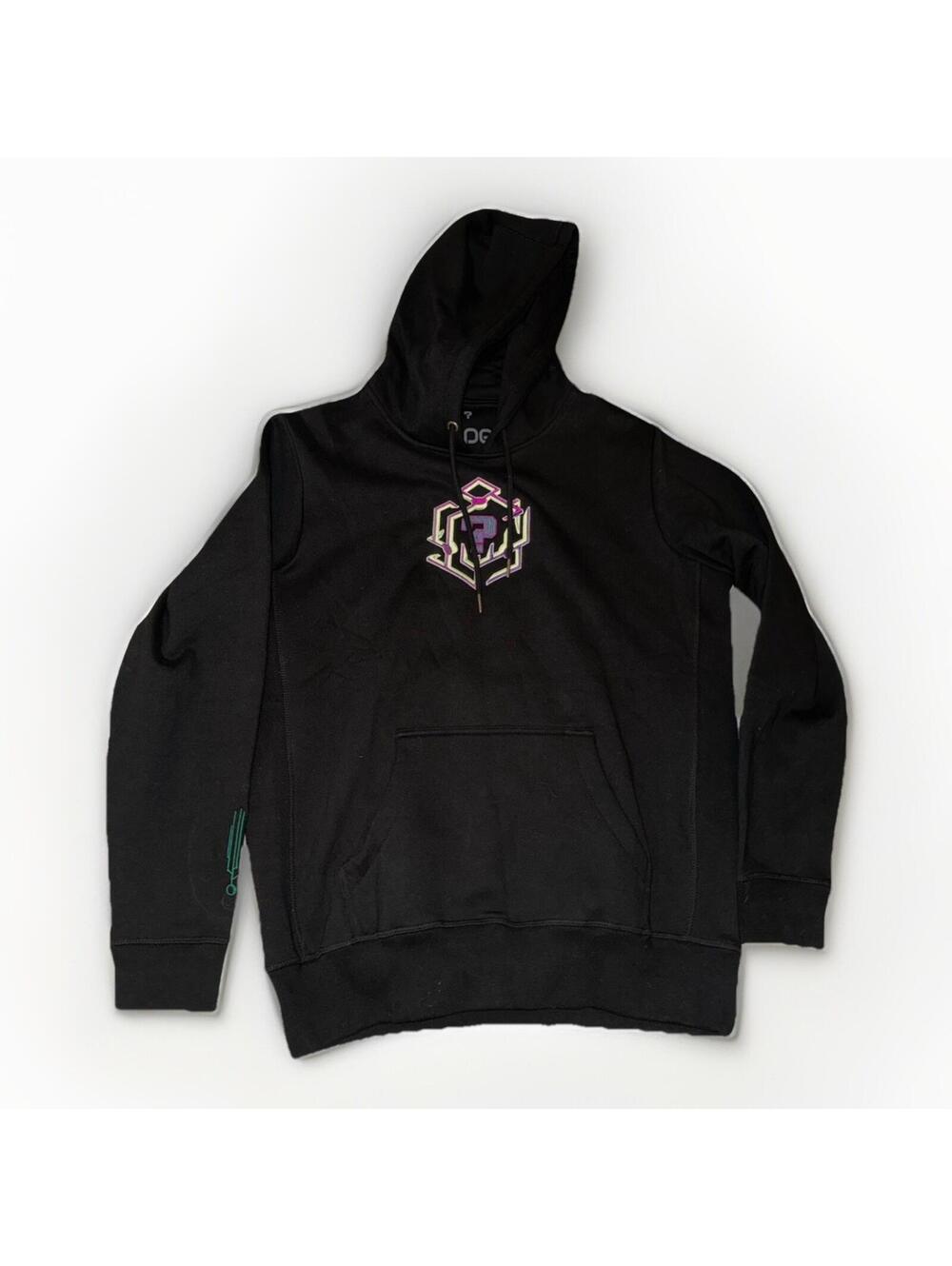 NEW Tipper Cubic Black Pullover Hoodie Medium EDM DJ